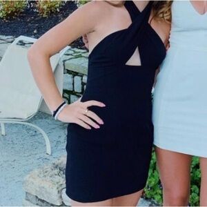 Superdown black mini dress